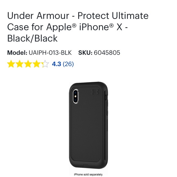 Brand new IPhone X Under Armour phone case - Picture 8 of 8